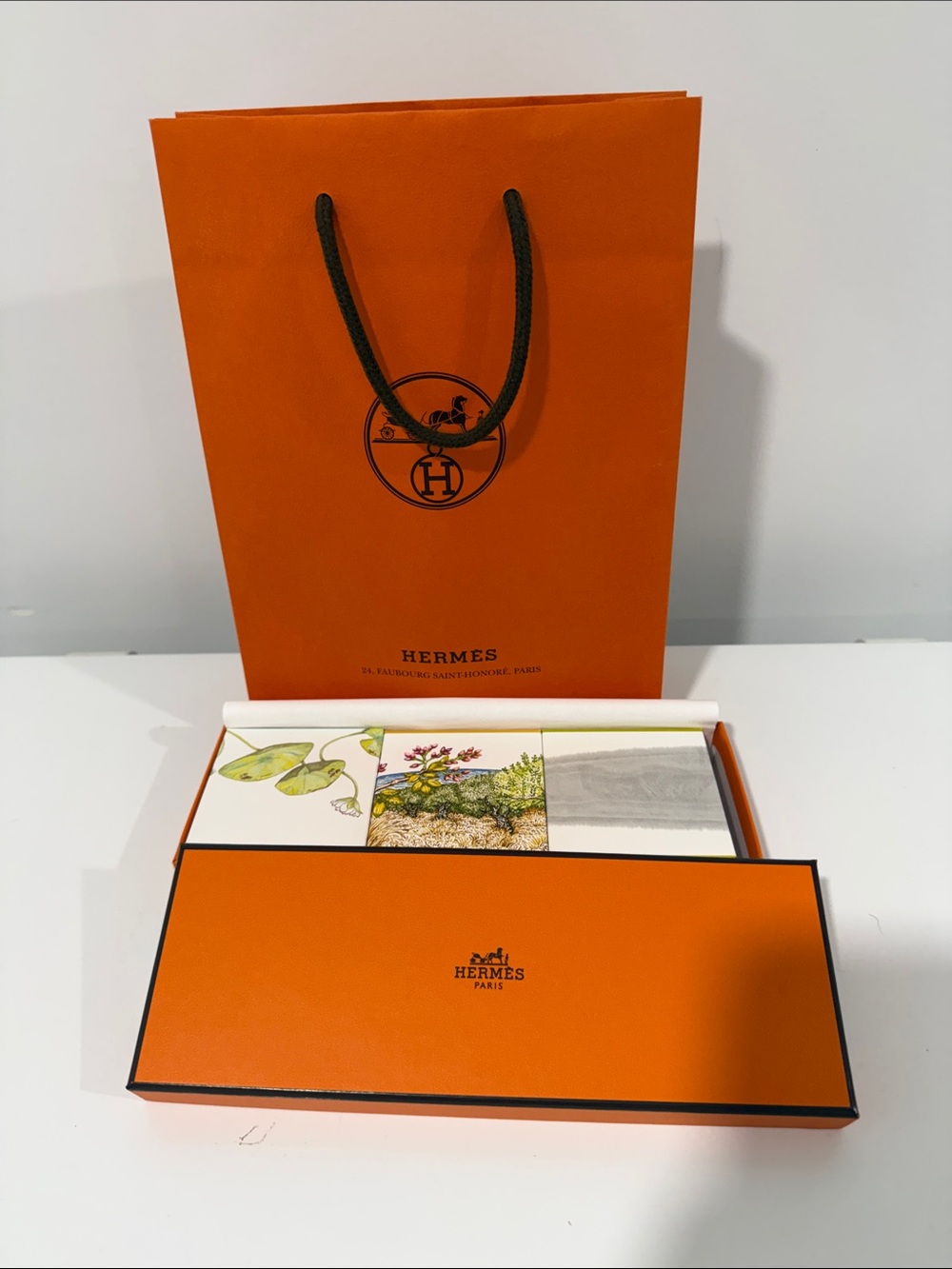 Hermes Orange Soap Gift Set